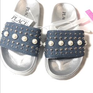 Denim Dazzled Sandals size 11 NWT